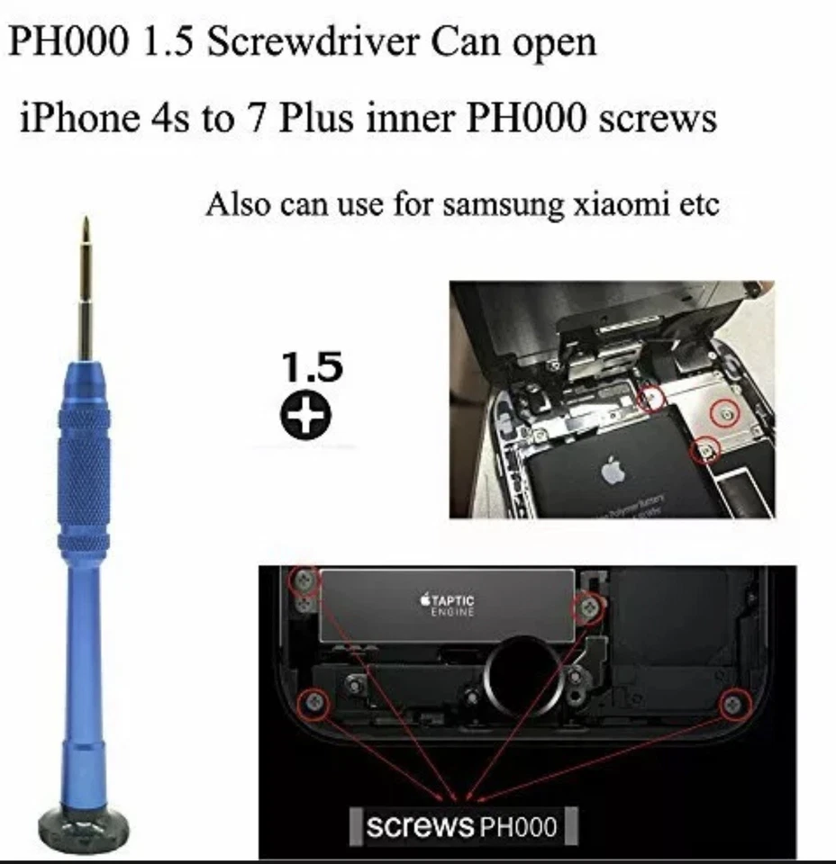 LCD Opening Repair Tool Kit For IPhone 7 8 XS XR 11 12 13 Pro Max SE Pry Tweezer - Image 3 of 4