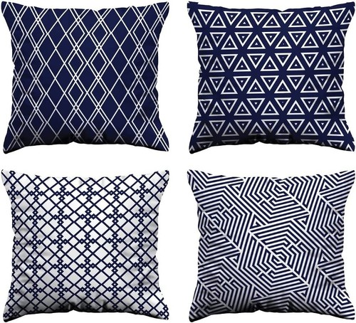 Extra Deep Sizes Bed Sofa Scatters Combination of 4 Different Cushion Cover - Picture 23 of 37