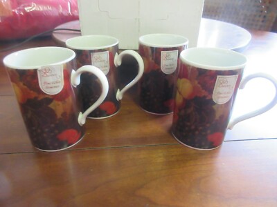 4 DUNOON STONEWARE MATLOCK ADAPTED from 17C Paintings Mug Mugs NEW | eBay