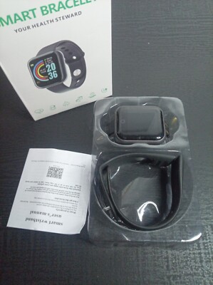 Smart Bracelet ''Your Health Steward'' Fitness Tracker Black 