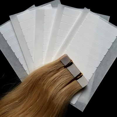 60 Klebestreifen Ersatz Tape ULTRA STRONG Strips Skin Weft Extensions Tapeband
