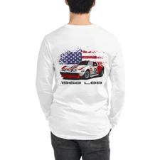 1968 Chevy vette L88 Owens Corning #12 Race Car Unisex Long Sleeve Tee