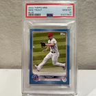 2022 Topps Mini Blue /10 Mike Trout #27 PSA 10 GEM MT