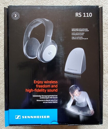 Buy Sennheiser RS 110 RF Wireless Headphone System New in Box Online in  Qatar. 184300742705
