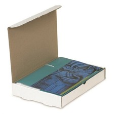 100 - 12 1/8x9 1/4x3" Protective Literature Mailer- White