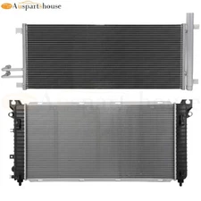 Radiator & Condenser Cooling Kit For 14-18 Chevy Silverado 1500 GMC Sierra 1500