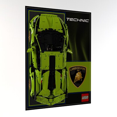 BRICK IN IT Wand Display Panel für LEGO  Technic Lamborghini Sián FKP 37 42115