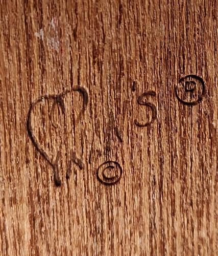 2 Corn Husk Curly Hair Sheep Figurines Small Stamped on Bottom by Artist - Bild 6 von 7