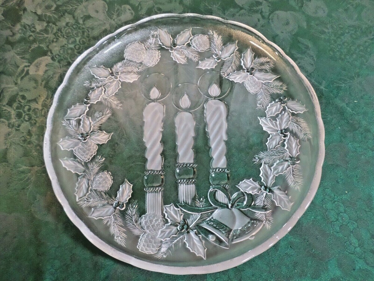 Exquisite Park Avenue Candlelight Christmas Large Frosted Crystal