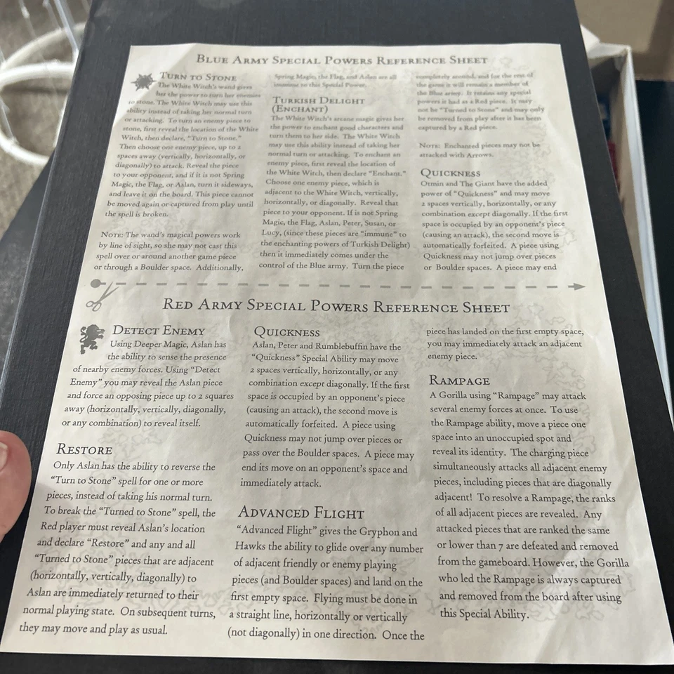 2005 Hasbro Stratego Chronicles of Narnia The Lion, The Witch And The Wardrobe - Image 4 of 4