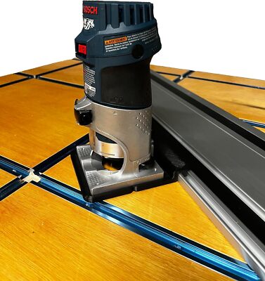 Guide Rail Adapter for Bosch PR20EVS & PR10E Fixed Base