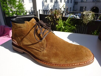 FLORIS VAN BOMMEL Goodyear Stiefel Wildleder Holland Gr.41 1/3(7,5H BREIT f.Neuw