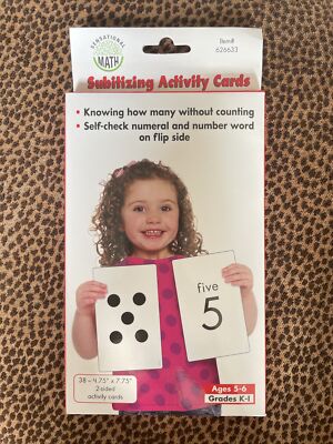 Sensational Math Subitizing Activity Cards by Essential Learning Products (2015,