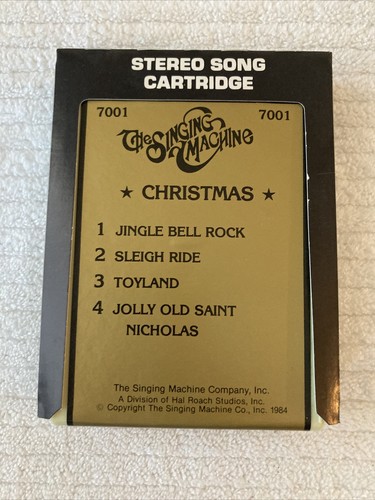 KARAOKE WEIHNACHTEN - 8 SPUR TONBAND - DIE SINGENDE MASCHINE 7001 TOP ZUSTAND