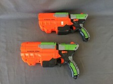 Lot of 2 NERF Vortex Vigilon Disc Blasters
