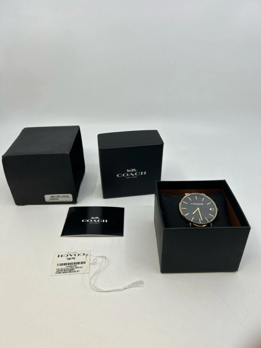 Coach Charles 14602440 Orologio con cinturino a rete tono oro (RO1068478)