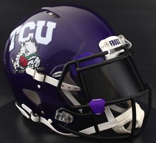 TCU HORNED FROGS NCAA Riddell Speed Full Size AUTHENTIC Football Helmet