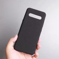 For LG V60 ThinQ 5G RockSand Matte Rubber Silicone case back shell cover