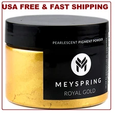 MEYSPRING Golden Labradorite Mica Powder for Epoxy - Resin Color Pigment