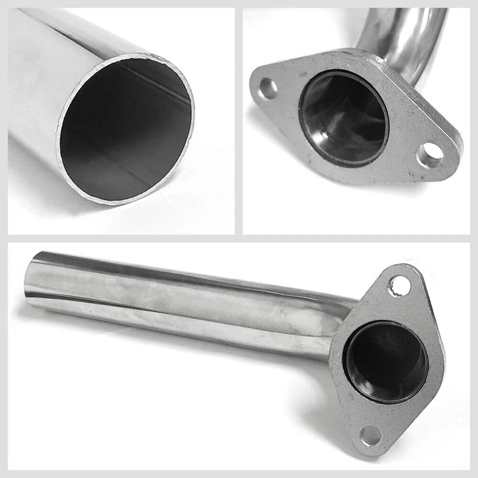 Puerta de descarga colector de escape turbocompresor para tubo de descarga de acero inoxidable de 2 pernos 35 mm/38 mm Foto 4 de 4