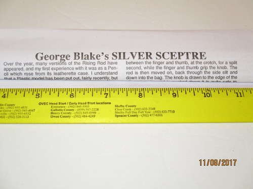Silver Scepter Magic Trick - Comedy Magic Rising Scepter, Jumps out of Hand - Picture 4 of 4