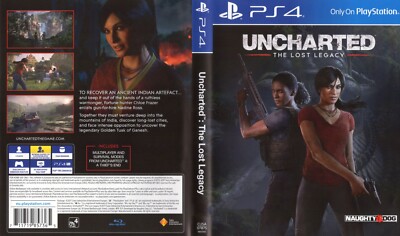 Uncharted: The Lost Legacy Box Art Case Insert Inlay Cover Only