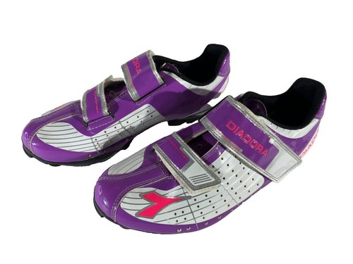 DIADORA Cycling Shoes Mountain Bike MTB Ladies EU38 US7 Mondo 235 cs194 - Picture 2 of 8