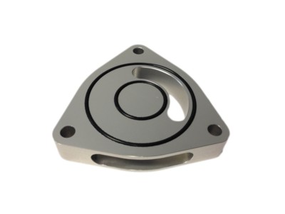 Torque Solution Blow Off BOV Sound Plate (Silver) Fits Kia Optima 2.0T