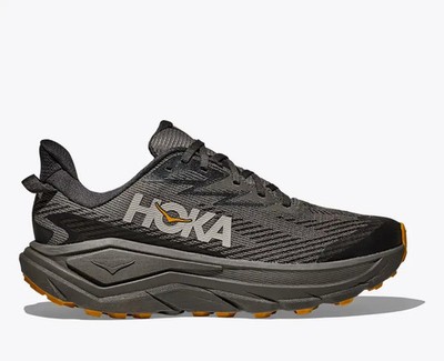 HOKA Challenger 8 GORE-TEX Sneaker Herren Trainers Dunkelgrau Gelb Alle Größen