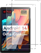 URAO C107 Tablet 10.1 inch Screen Protector 2 Pack, 9H Hardness Anti-Scratch Fil