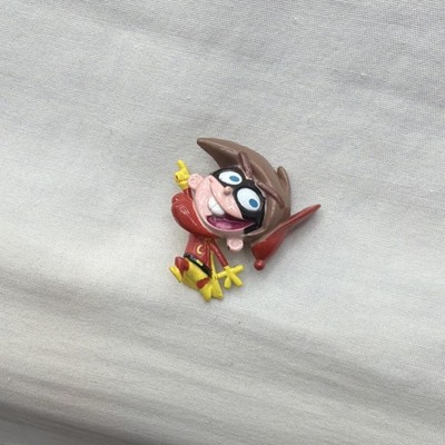 Nickelodeon The Crimson Chin Figurine The Fairly OddParents Plastic 2003 Viacom