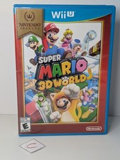 Super Mario 3D World (Nintendo Wii U, 2013) Game Disc and Case