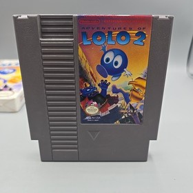 Adventures of Lolo 2 (Nintendo Entertainment System NES) Complete W/ Manual CIB 
