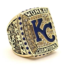 MLB / 2015 Kansas City Royals World Series Championship Ring / Perez