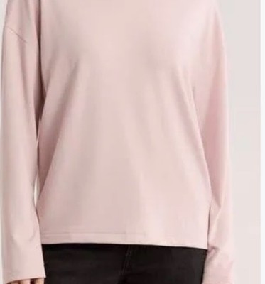 NWT AllSaints Rita Boat Neck Long Sleeve Top Women's XS Mauve Chalk Pink