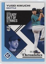 2019 Panini Chronicles Light Blue 8/10 Yusei Kikuchi #23 b9e