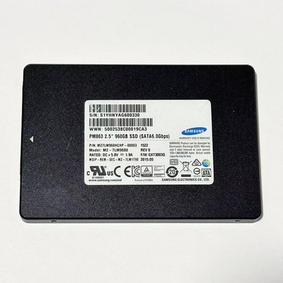Samsung PM863 960GB 2.5'' SATA Enterprise SSD 6Gb/s MZ7LM960HCHP 99% Health