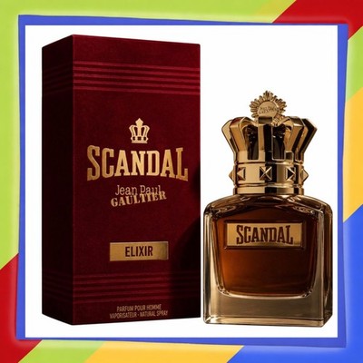 Jean Paul Gaultier - Scandal - Elixir - Pour Homme - Parfum - 3.4oz