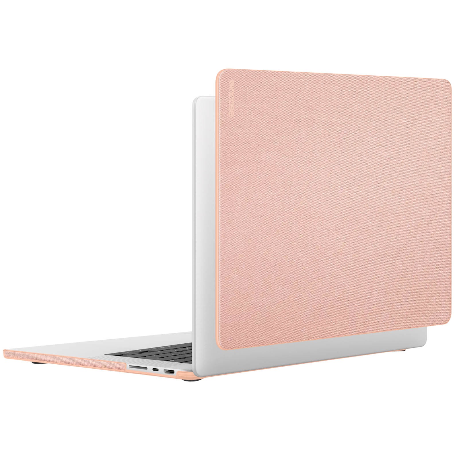 Coque MacBook Pro 16 rigide rose Incase housse antichoc ventilée