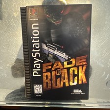 Fade to Black Long Box (PS1) CIB Complete W/ Manual Tested