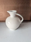 Homer Laughlin Fiesta Ware 60 Ounce Carafe Pitcher White RETIRED 8" EUC