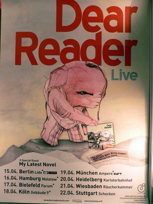 Dear Reader - Veranstaltungs-Poster A1 gerollt