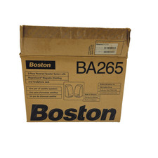 Boston BA265 Powered Computer Speakers System Vintage