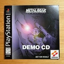 Metal Gear Solid VR Missions DEMO CD Sony PlayStation 1 PS1 Not For Resale