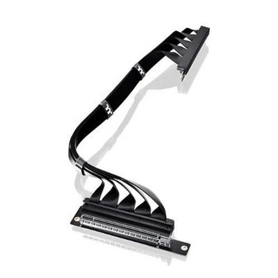 Thermaltake PCIe4.0 90Degree 400mm Riser Cable, AC-077-CO1OTN-C1