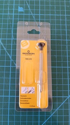 Bergeon 7965-070 Schraubendreher D Uhrmacher Mit Aluprofil Spezial Ø 0,70 MM