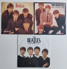 THREE 7" SINGLES BY THE BEATLES (REISSUES) IN PICTURE SLEEVES **EX/VG+