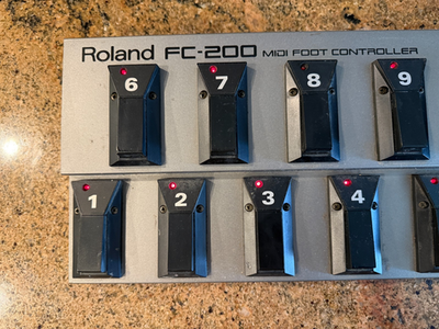Buy Roland FC-200 midi foot controller in very good fully
