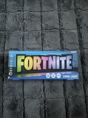 Fortnite Logo USB LED Neuheit Licht Fernbedienung Schwarz & Weiß Nachtlampe NEU