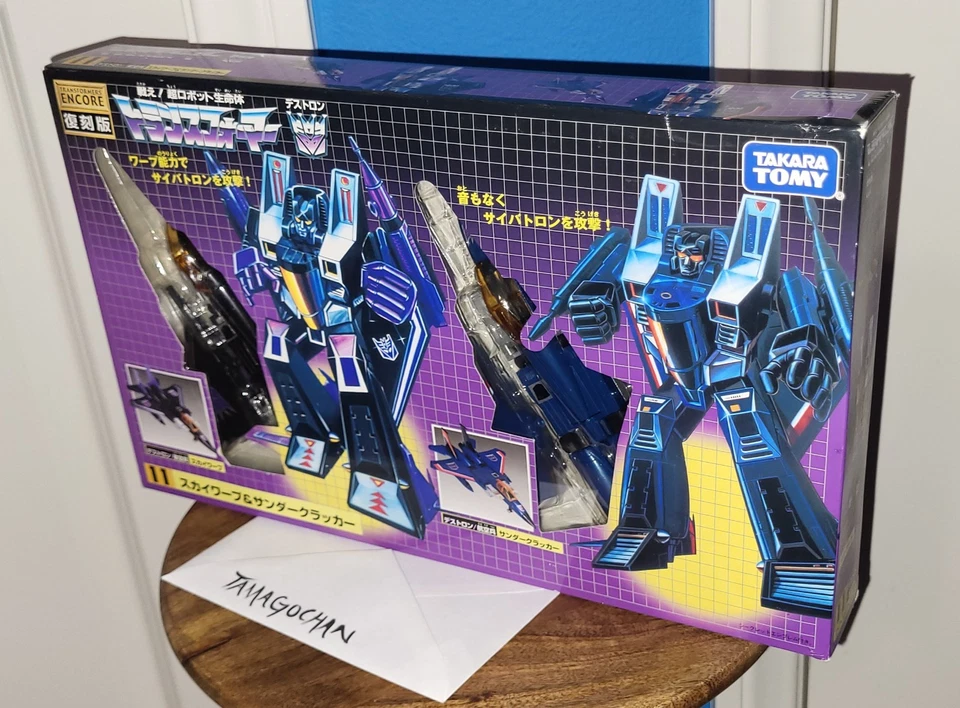 Transformers Thundercracker Skywarp Encore 11 Takara Tomy G1 Sin usar, en caja, vendedor de EE. UU. Foto 4 de 4